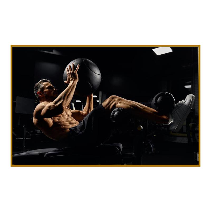 Modern Gym Fitness Canvas Painting Bodybuilding Character Wall Art Poster Sexy Men Women Muscle Wall Picture Mural Cuadros