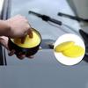 Wax Applicator Pad Super Soft Car Cleaning Round Yellow Microfiber