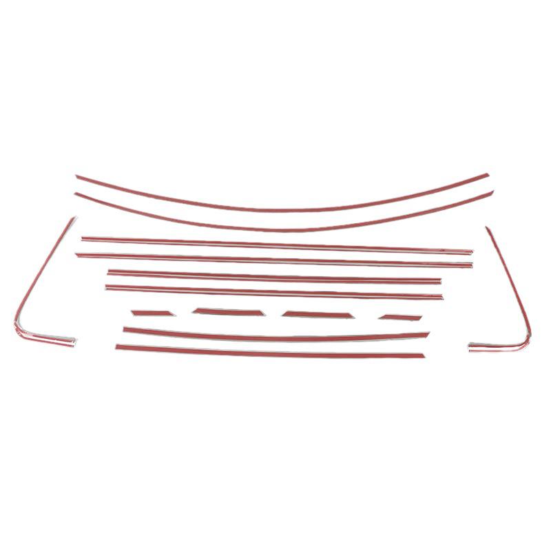 2022 BZ4X Нержавеющая сталь Защита от царапин Отделка окон Автоаксессуары