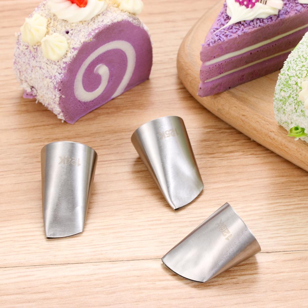 Cupcake Pastry Tips Stainless Steel Flower Nozzle Ice Cream Tool Baking Mold Icing Piping Nozzles