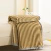 Class A Milk Velvet Striped Blanket Four Season Universal Solid Color Thickened Multifunctional Office Air Conditioning Blanket