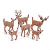 62KD Artificial Deer Family Figurines Miniature Cake Toppers Home Decoration