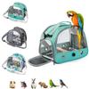 Portable Parrot Carrier Bag Bird Backpack with Perch for Birds Cage Side Window Foldable Samll Pet Travel Cage Bird Supplies