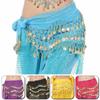 Women Tassels Sequins Dancer Skirt Waist Chain Hip Scarf Belly Dance Belt
