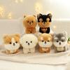 Adorbale Furry Plush Corgi Dog Plush Toy Stuffed Big Head Lovely Lifelike Animal Puppy Shiba Inu Chow Chow Yorkshire Bichon Husky Doll