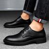 Dress Shoes for Men Shoes Lace Up Oxfords Mens Genuine Leather Business Formal Oxfords Footwear Man Wedding Shoes Zapatos Hombre
