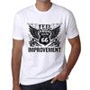 Men’s Vintage Tee Shirt Graphic T Shirt Feel The Improvement White
