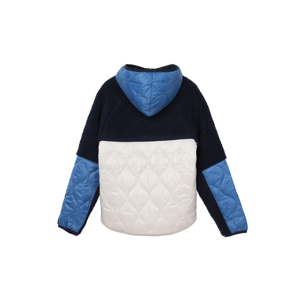 Nike Sportswear Heritage Color Block Warm Hooded Jacket Men Outerwear Obsidian CU4447-451