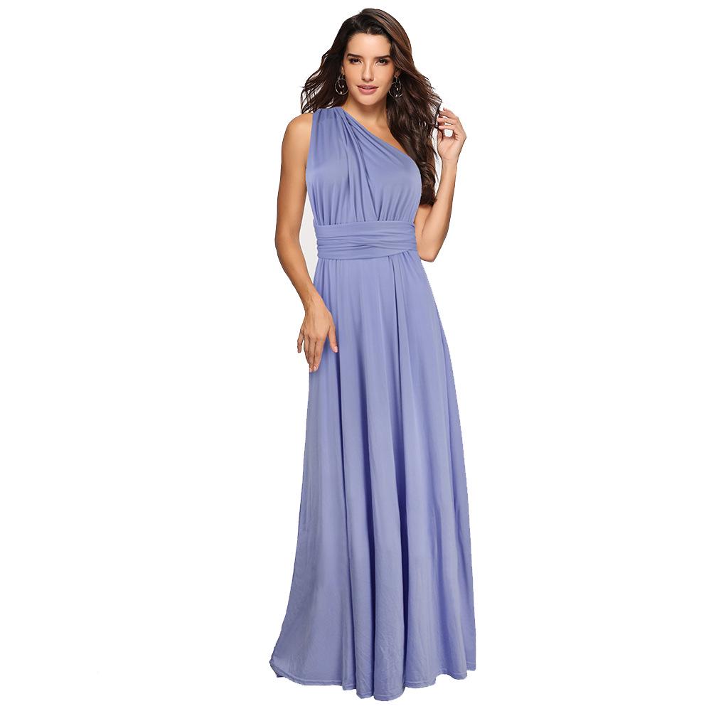 Sexy Women's Fashion Long Dress Beach Bridesmaid Convertible Wrap Party Dress Women