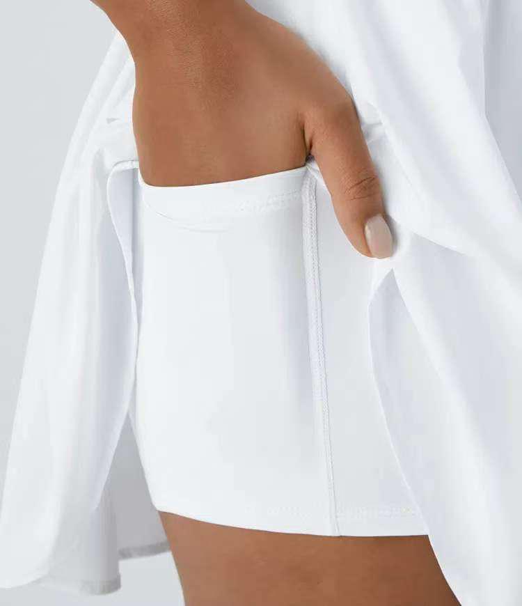 Women's Summer Sports Skirt: Cross-Border Tennis, Golf, and Yoga Dress with Built-In Shorts
