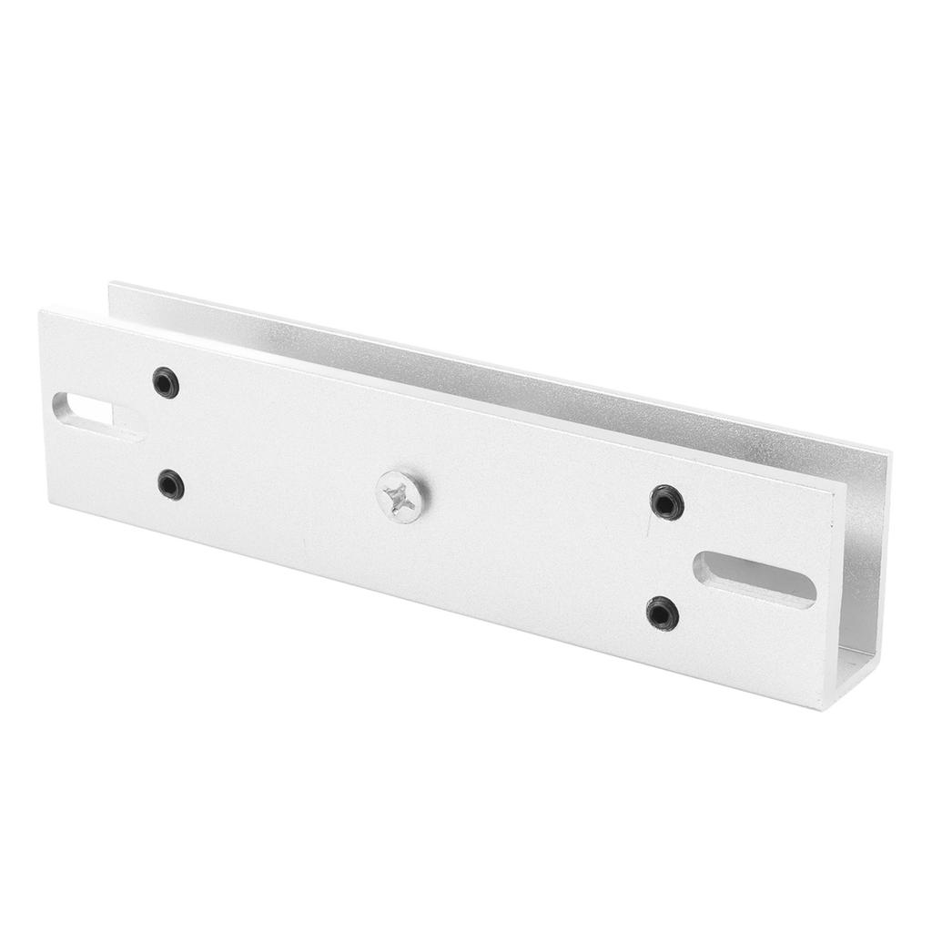 U Shape Bracket for Magnetic Lock Aluminum Alloy 617LBS Capacity Lightweight for Glass Metal Wood