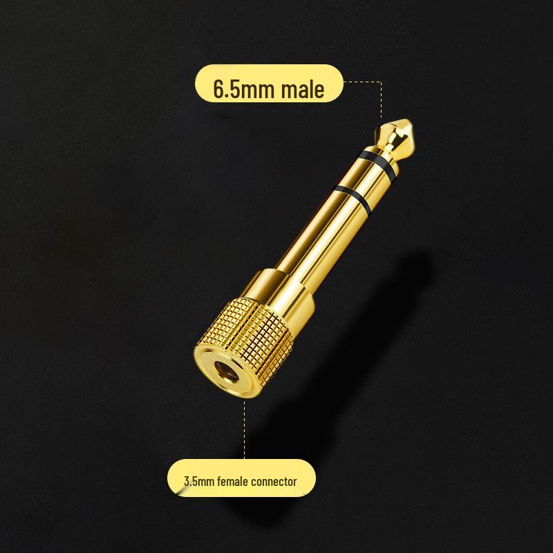 Digital Piano 6.5mm To 3.5mm Audio Adapter: Guitar, Microphone, Headphone Converter