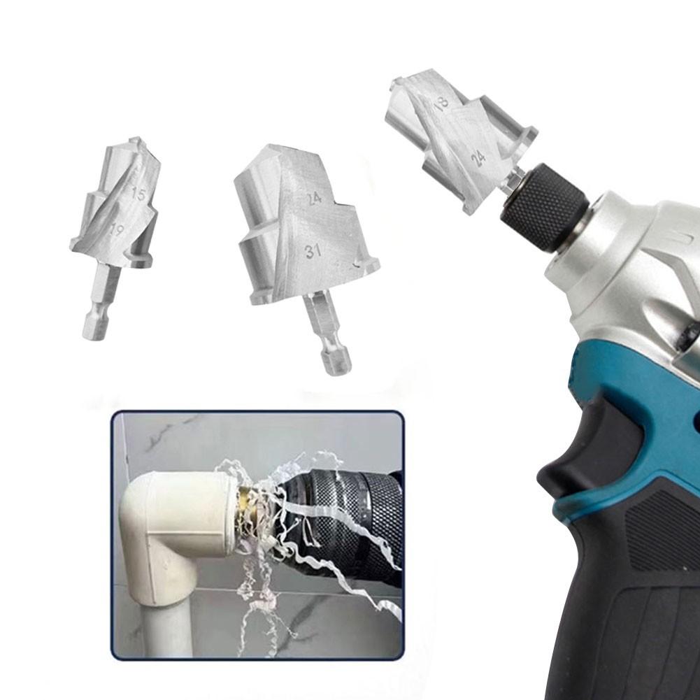 Hex Water Pipe Tool Spiral PPR Drill Bit Stepped Drill Bit
