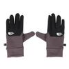 North Gloves Unisex Fleece Cold Protection Smartphone Touch Panel Compatible Graphite Gray L [The Face] E-chip [FW23]
