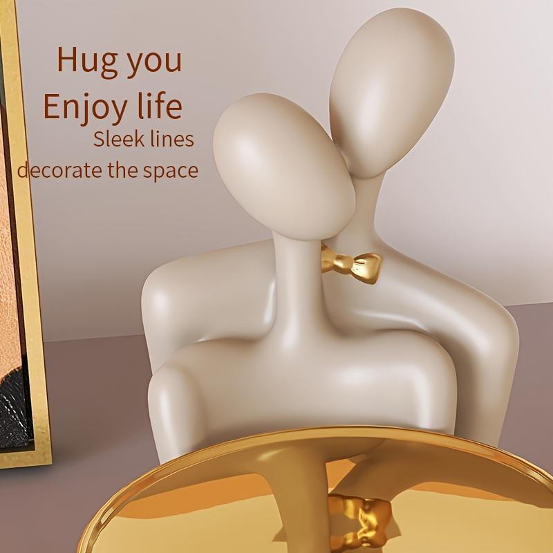 Modern Abstract Couple Figurine Key Tray,Resin Jewelry Holder,Home Decor, Perfect for Entryway, Wedding Gift, and Holiday Celebrations, Entrance