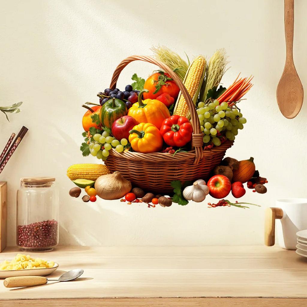 Fruit Blue Stickers Home Decoration Stickers Are Removable