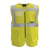Korntex Unisex Adult Athens Mesh Multi-Functional Hi-Vis Vest