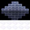 10Pcs Beads Jewelry Rectangle Plastic Packaging Box Storage Case Container Mini Boxes