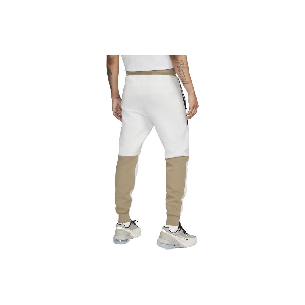 Nike Tech Fleece Joggers White/Khaki Men Bottoms FB8002-121