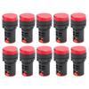 10PCS AD16?22DS High Brightness Red LED Signal Lamp LED Indicator Light for Signal