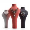 Digu Microfiber Necklace Display Stand for Jewelry Props