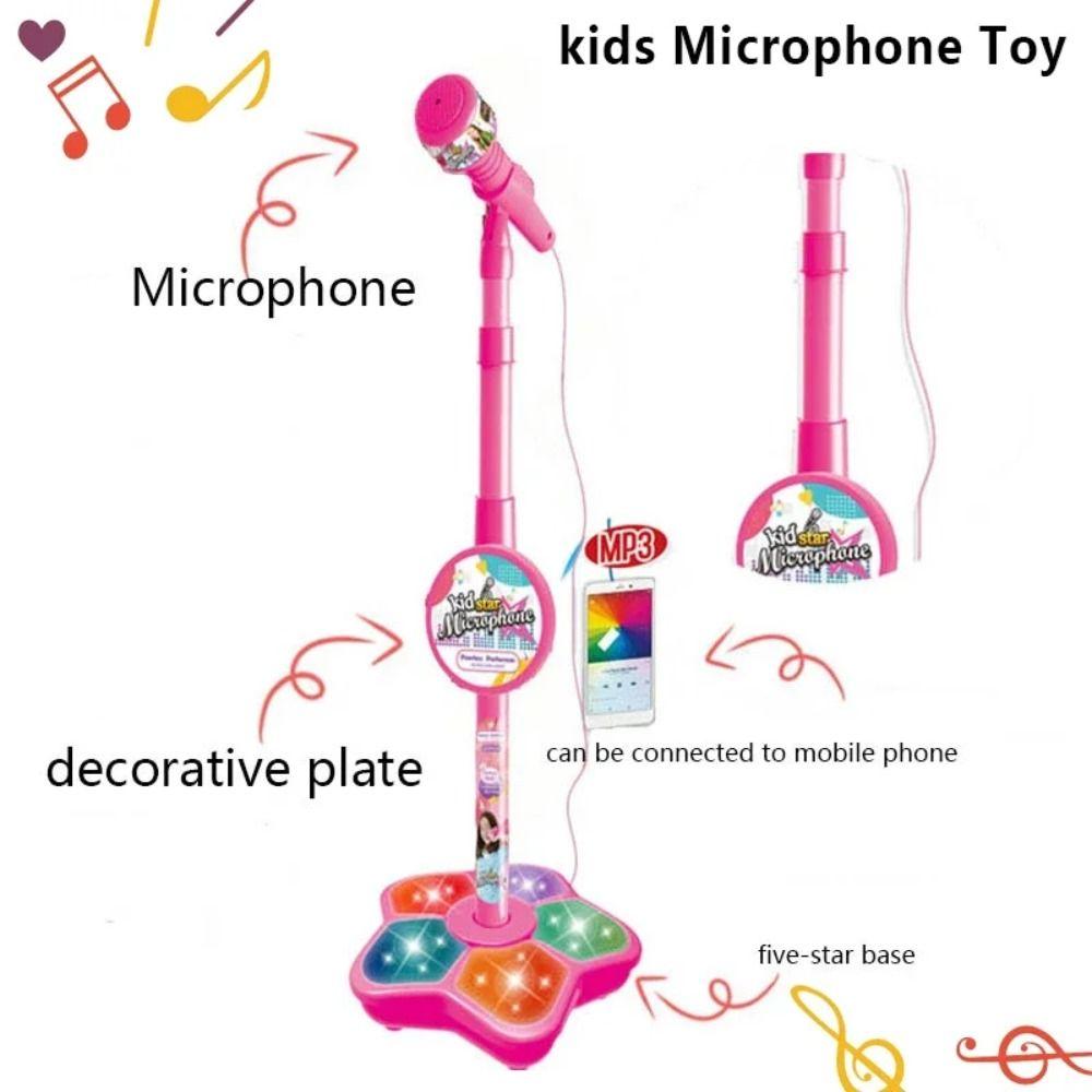 Simulation Karaoke Song Music Instrument Toys With Stand Mic Music Toy Children