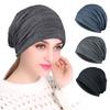 1Pc Thin Elastic Slouchy Lightweight Headscarf Cap Breathable Unisex Casual Beanie Trendy Solid Color