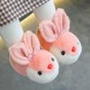 New Children's Slippers for Home Cute Rabbit Winter Shoes for Girls Fashion Cartoon Warm Fluffy Kids Causal Boys Cotton Slippers