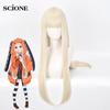 Kakegurui Compulsive Gambler Momobami Ririka Cosplay Wigs Women Heat Resistant Anime Neat Bangs Synthetic Hair Wig