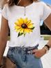 (Asian Size) Short Sleeve T-shirts Clothing Fashion Print  T Female Butterfly Sweet 90s Casual Women's Top Graphic Tee