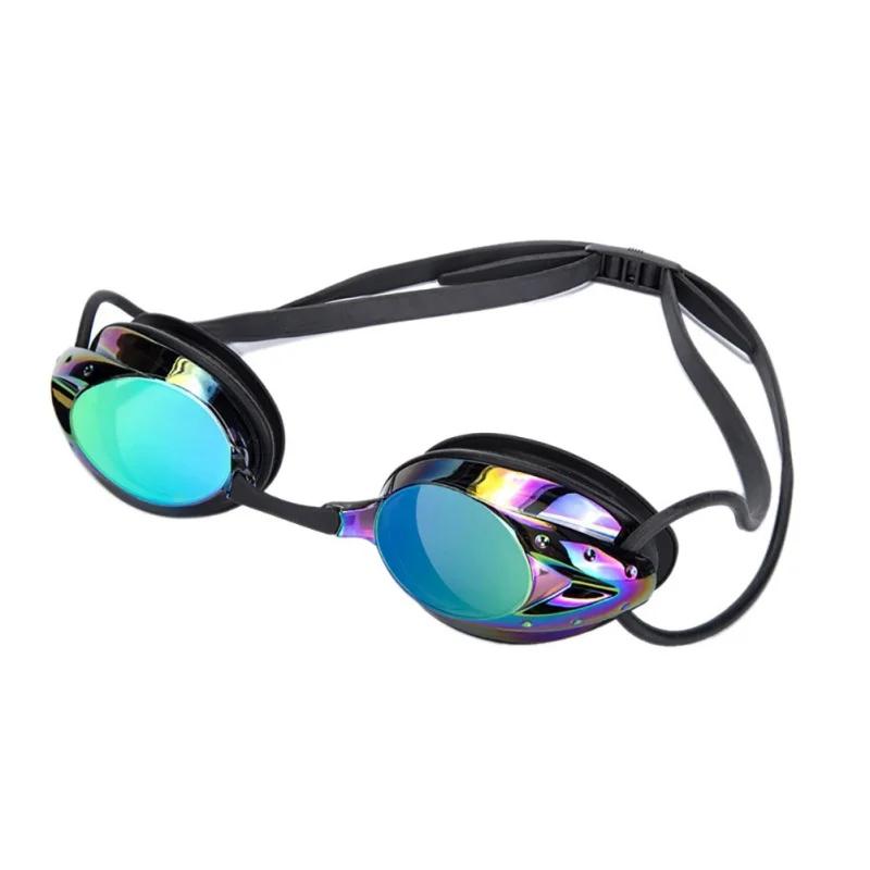 Swimming Goggles Men Women High Definition Waterproof Anti-fog Electroplated Lens Glasses Competition Eyewear