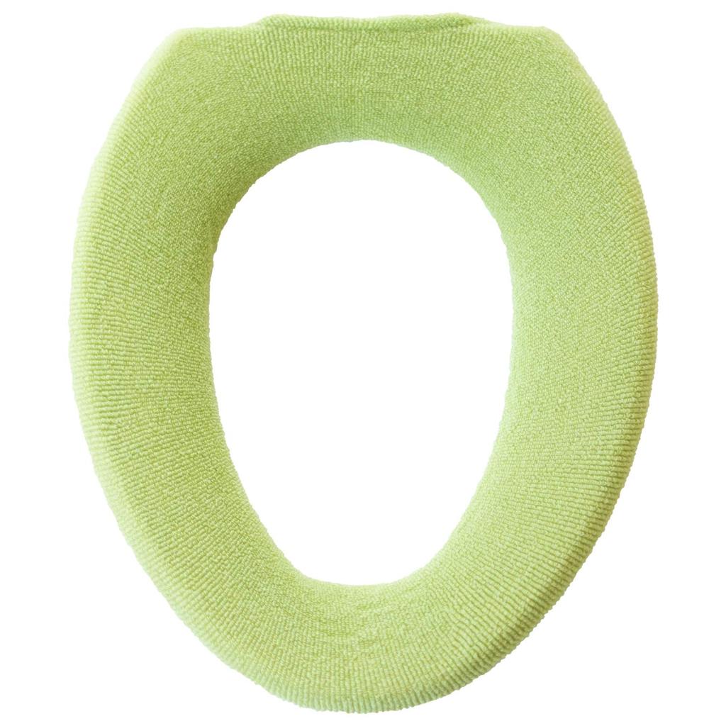 OKA Provence Ciel Toilet Seat Cover O Type Green (Nordic Stylish)