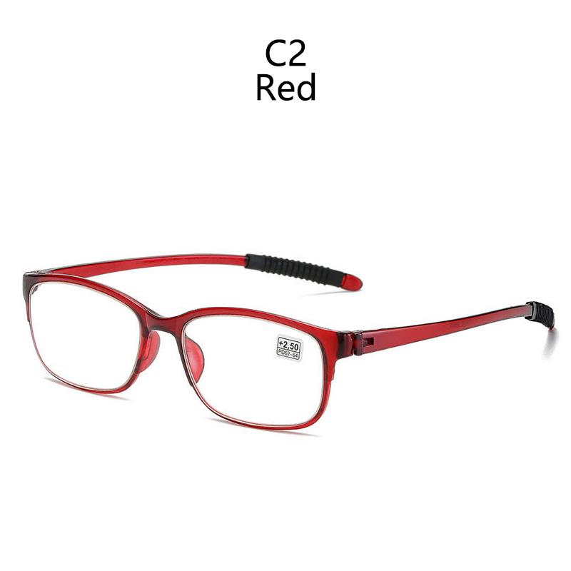 New Tr Lightweight Anti-Blu-Ray Reading Glasses Fashion Oval Small Frame Old Man Mirror Comfortable Reading Glasses