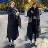 Cotton-padded Jacket Women's Winter Clothes New Ankle-length Cotton-padded Jacket Korean Version of Loose Hooded Cotton-padded Jacket.