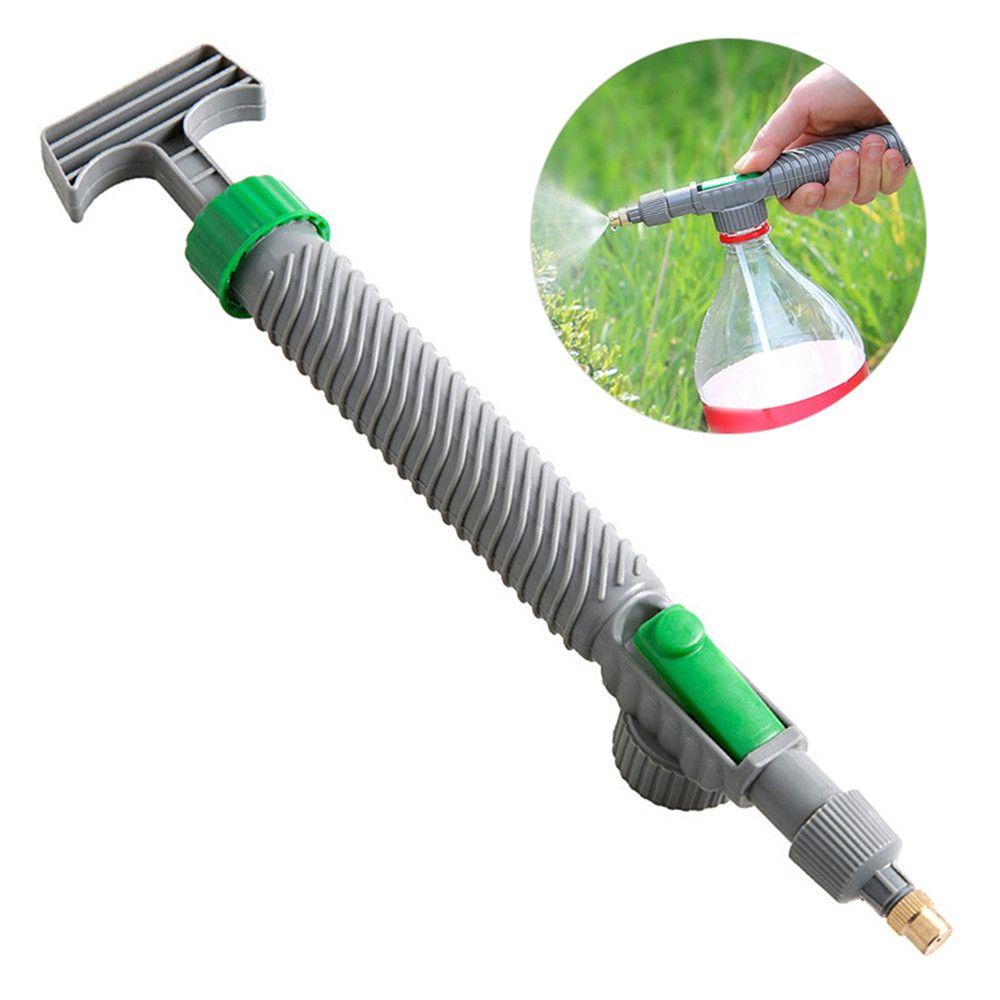 Garden Manual High Pressure Drink Bottle Nozzle Watering Tool Air Pump Sprayer Spray Head