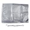 Poly Tarp Cover Thick Double Silver Waterproof Heat Insulating Sunproof Tear Proof Multipurpose Tarp