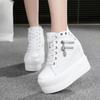 Fashion NEW Brand Hidden Heel Platform Sneakers Women's Breathable Wedge Canvas Shoes Woman Casual Ladies Boots Autumn Zapatos Mujer EVA