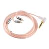 LINSOUL TRIPOWIN Karen Earphone Cable, 2.5mm3.5mm4.4mm Gold-Plated Plugs with QDCMMCX0.78mm 2-Pin Connectors (0.78mm 2-Pin, 4.4mm Plug)