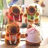 Cute Cute Sweatshirt Kapibala Pendant Plush Toy Doll Capybar Bag Hanging Keychain Doll