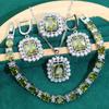 New European and N Jewelry Sets Tanzanite Zircon European and N High Grade Light Luxury Jewelry Sets
