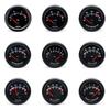52mm Water Temp/Oil Temp/Voltmeter/Oil Press BAR PSI /Vacuum/Boost Gauge/Air Fuel Ratio/EGT Gauge With Sensor Fit for 12V Car