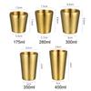 Hammered Texture Double-Wall Beer Cups Stainless Steel Milk Mugs Cold Water Drinks Cup  Drinkware