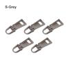 5pcs Bag Suitcase Zipper Repair Kit Detachable Zipper Pull Zipper Slider Metal Zip Metal Zipper Head