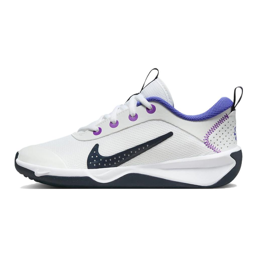Nike Omni Multi-Court GS White Dark Obsidian Kids Sneakers Light-Ultramarine Fuchsia-Dream DM9027-104