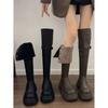 Two Wear Knight Boots 2025 New Autumn Thin Over the Knee Retro Small Long Boots High Thick-soled Boots Women