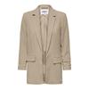3/4 Sleeve Blazer with Lapel Collar and Pockets Woman