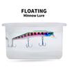 Floating Minnow Lure Bait 15cm/19cm Plastic Biomimetic Bait for Freshwater Sea Fishing, Perch with Upturned Mouth