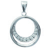 [J6016] - Silver Pendant 'Goddess' Silver White (rhodium-plated) - 20 Mm