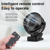 Cooling Fan with Powerful Magnetic Base LED Light Function 3 Wind Speeds Adjustable Timer Air Cooler Fan with Remote Control