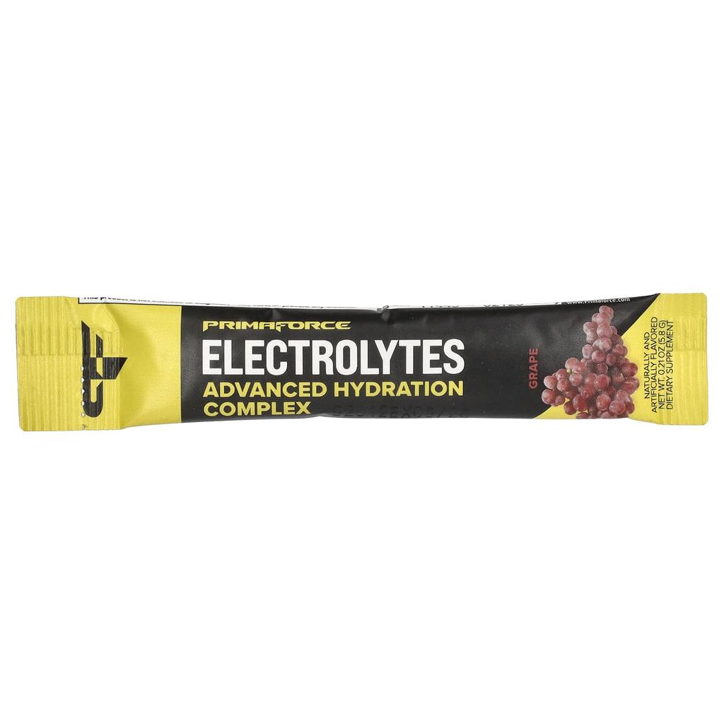 Primaforce Electrolytes, Advanced Moisture Complex, Grape, 30 Packets, 0.2 Oz (5.8 G) Each